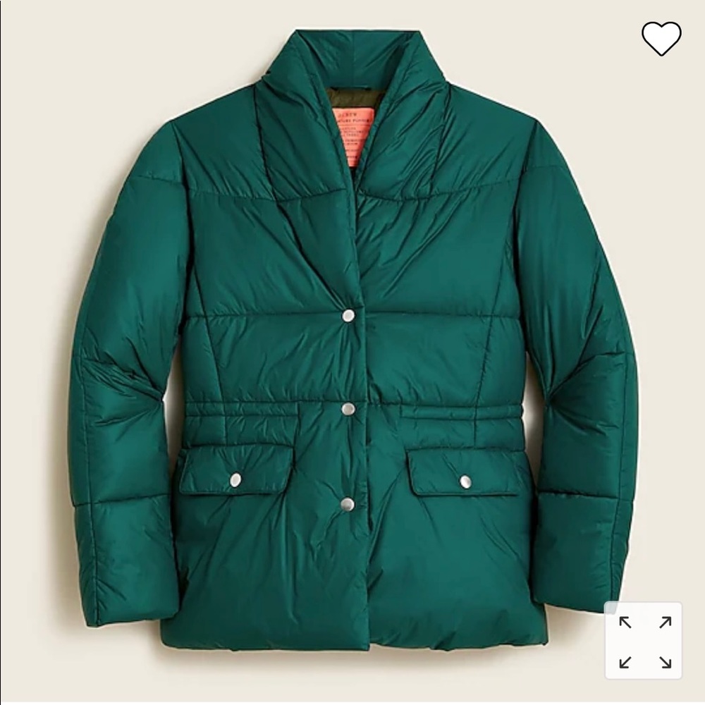 JCrew Alps puffer jacket with PrimaLoft®